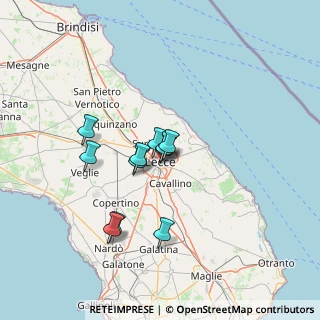 Mappa , 73100 Lecce LE, Italia (11.05273)