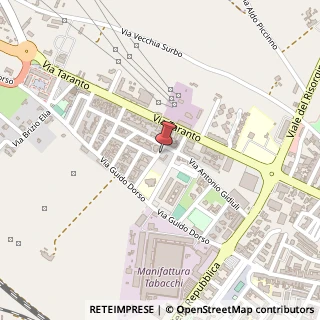 Mappa Via Enzo Estrafallaces, 26, 73100 Lecce, Lecce (Puglia)