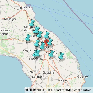 Mappa Via Luigi Martucci, 73100 Lecce LE, Italia (11.19077)