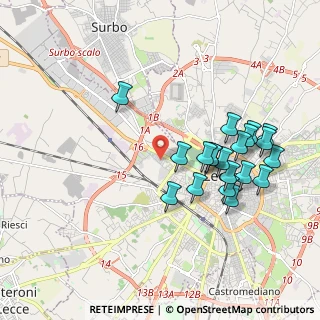 Mappa Via Luigi Martucci, 73100 Lecce LE, Italia (2.102)