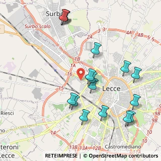 Mappa Via Luigi Martucci, 73100 Lecce LE, Italia (2.43938)