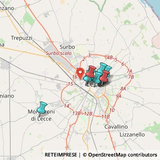 Mappa Via Luigi Martucci, 73100 Lecce LE, Italia (2.38545)