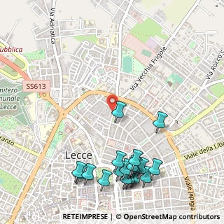 Mappa Via di Pettorano, 73100 Lecce LE, Italia (0.7295)