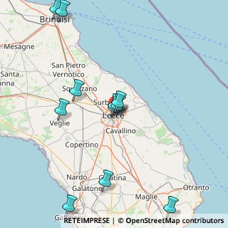 Mappa Via di Pettorano, 73100 Lecce LE, Italia (19.04273)