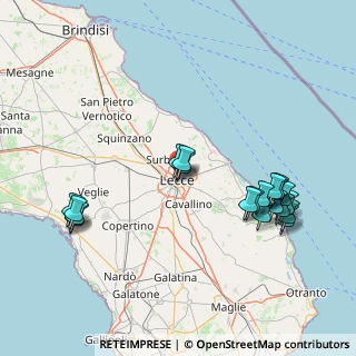 Mappa Via di Pettorano, 73100 Lecce LE, Italia (18.858)
