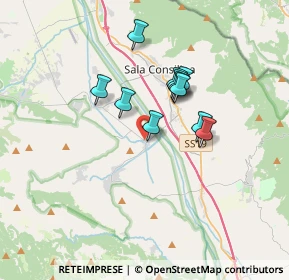 Mappa Via Molinella, 84038 Sassano SA, Italia (2.83364)