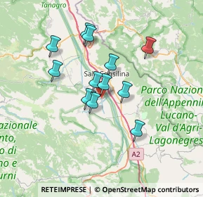 Mappa Via Molinella, 84038 Sassano SA, Italia (6.03)