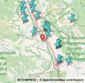 Mappa Via Molinella, 84038 Sassano SA, Italia (8.6845)