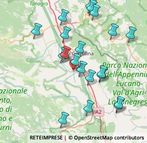 Mappa Via Molinella, 84038 Sassano SA, Italia (8.736)