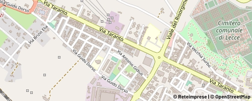 Mappa Lecce