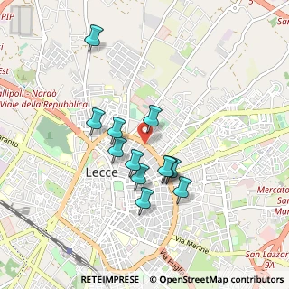 Mappa Viale G. Leopardi, 73100 Lecce LE, Italia (0.80917)