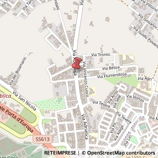 Mappa Sede Legale: Squinzano Via Matteotti 21 - Sede UPR:, LECCE Via Adriatica 147/F, 73100 Lecce LE, Italia, 73100 Lecce, Lecce (Puglia)