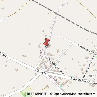 Mappa Via Giuseppe Verdi, 17, 73051 Lecce, Lecce (Puglia)