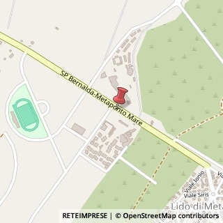 Mappa Via del Lido, 1, 75012 Bernalda, Matera (Basilicata)