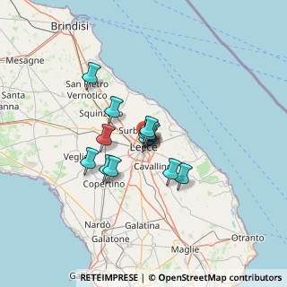Mappa Via Ofanto, 73100 Lecce LE, Italia (9.42231)