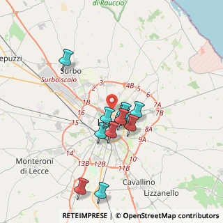 Mappa Via Ofanto, 73100 Lecce LE, Italia (3.41273)