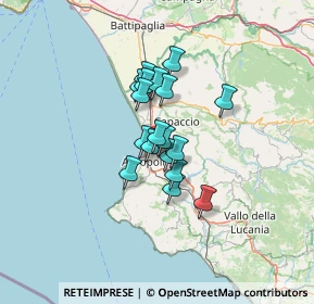 Mappa SS 18 Tirrena Inferiore, 84061 Ogliastro Cilento SA, Italia (9.11889)