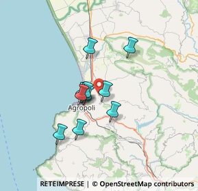 Mappa SS 18 Tirrena Inferiore, 84061 Ogliastro Cilento SA, Italia (5.25182)