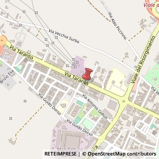 Mappa Via Taranto, 174, 73100 Lecce, Lecce (Puglia)