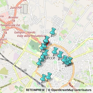 Mappa Via Brenta, 73100 Lecce LE, Italia (0.91529)