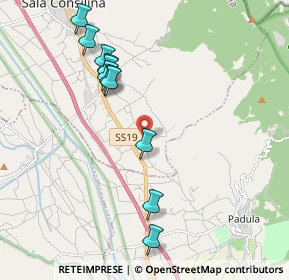 Mappa Via nocito, 84036 Sala Consilina SA, Italia (2.22545)