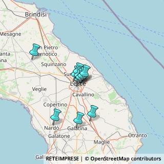 Mappa Piazzale Como, 73100 Lecce LE, Italia (9.53)