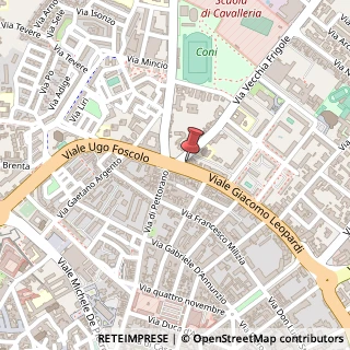 Mappa Via G. Leopardi, 4, 73100 Lecce, Lecce (Puglia)