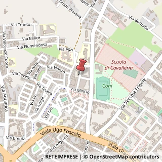 Mappa Via Archita da Taranto, 33, 73100 Lecce, Lecce (Puglia)