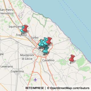 Mappa Via Attilio Biasco, 73100 Lecce LE, Italia (4.5175)
