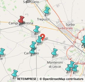 Mappa Via Lecce, 73051 Villa Convento LE, Italia (6.6215)