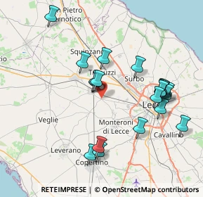 Mappa Via Lecce, 73051 Villa Convento LE, Italia (8.429)