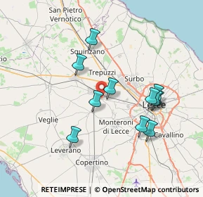 Mappa Via Lecce, 73051 Villa Convento LE, Italia (7.34909)