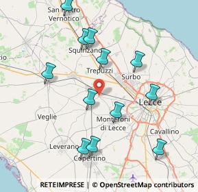 Mappa Via Lecce, 73051 Villa Convento LE, Italia (8.80667)