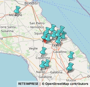 Mappa Via Lecce, 73051 Villa Convento LE, Italia (14.01)