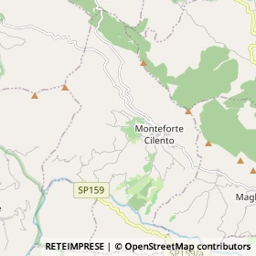 Mappa Monteforte Cilento