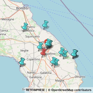 Mappa Via Ugo Foscolo, 73100 Lecce LE, Italia (14.73176)