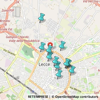 Mappa Via Ugo Foscolo, 73100 Lecce LE, Italia (0.93917)