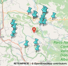 Mappa Parco Nazionale del Cilento, 84060 Monteforte Cilento SA, Italia (8.8365)