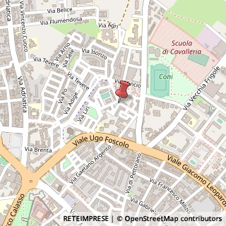 Mappa Via Basento, 1, 73100 Lecce, Lecce (Puglia)