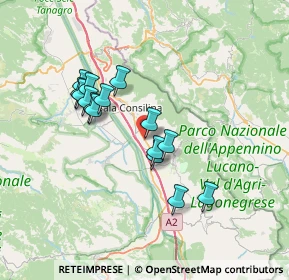 Mappa Via Nazionale, 84036 Sala Consilina SA, Italia (6.57667)