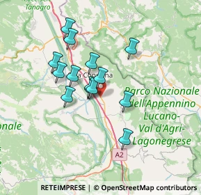 Mappa Via Nazionale, 84036 Sala Consilina SA, Italia (5.94857)