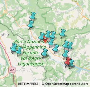 Mappa Via Arbusto, 85050 Marsicovetere PZ, Italia (8.0955)