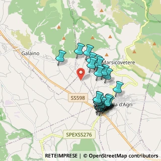 Mappa Via Arbusto, 85050 Marsicovetere PZ, Italia (1.74074)