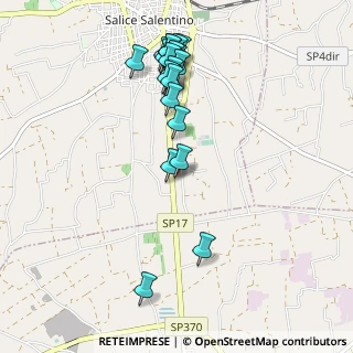 Mappa Strada Provinciale 17 Salice - Veglie Km1, 73015 Salice Salentino LE, Italia (1.12857)