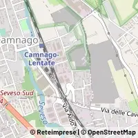 Mapa Lentate sul Seveso