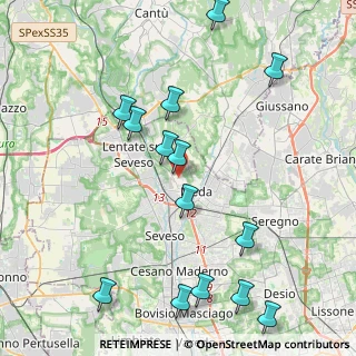 Mappa Via Cardinale Federico Borromeo, 20821 Meda MB, Italia (4.80571)