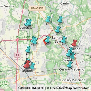 Mappa Via Gianfranco Miglio, 20824 Lazzate MB, Italia (4.432)