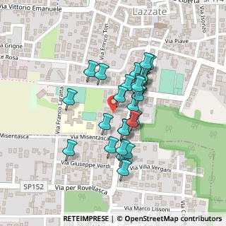 Mappa Via Gianfranco Miglio, 20824 Lazzate MB, Italia (0.16071)