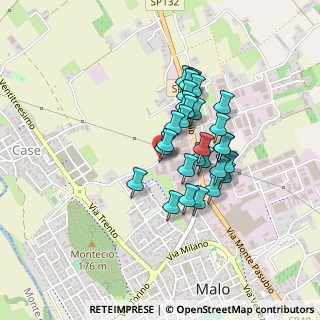 Mappa Via Alessandro Volta, 36034 Malo VI, Italia (0.33241)