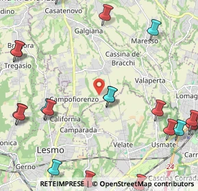 Mappa Via Madonnina, 20865 Usmate Velate MB, Italia (3.05)